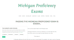 Desktop Screenshot of michigan-proficiency-exams.com