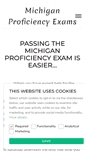 Mobile Screenshot of michigan-proficiency-exams.com