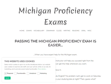 Tablet Screenshot of michigan-proficiency-exams.com